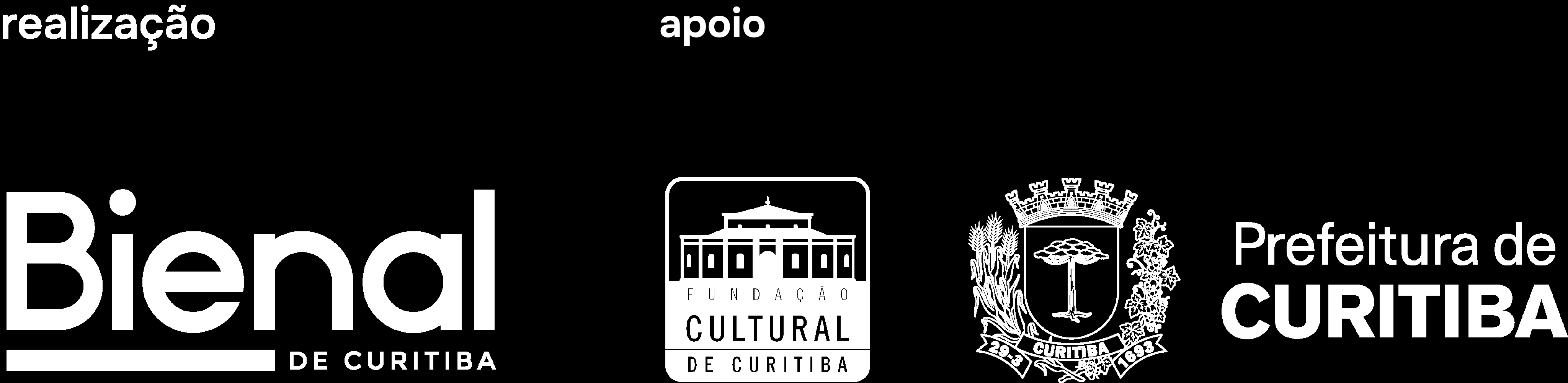Realização: Bienal de Curitiba, Fundação Cultural de Curitiba, Prefeitura de Curitiba